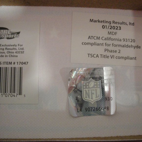 NFL Cincinnati Bengals oversized 'Ticket' for display Who Dey! - Picture 3 of 8